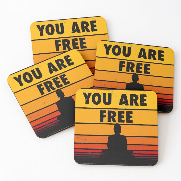 Item preview, You are Free Buddha designed and sold by ZenStickConcept.