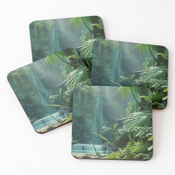 Item preview, Emerald Eden: A Canvas of the Tropical Rainforest designed and sold by Ladams415.
