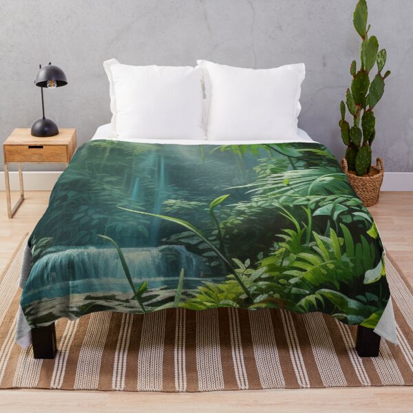 Item preview, Emerald Eden: A Canvas of the Tropical Rainforest designed and sold by Ladams415.