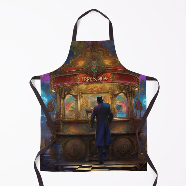 Item preview, Two Tickets to the Freak Show at the Carnival - Surreal Fantasy Art designed and sold by Delerat7.