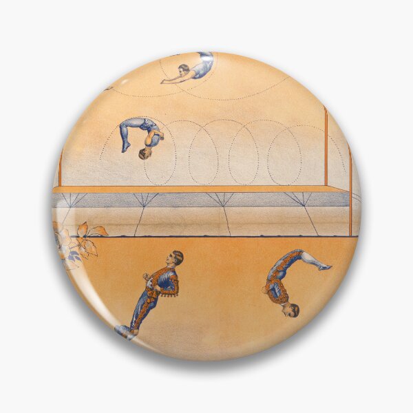 Item preview, STK501929A-Vintage circus poster showing trapeze, acrobats and flying trampolin. designed and sold by StocktrekImages.