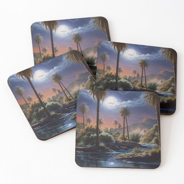 Item preview, Nocturnal Oasis: Serenity Amidst the Sands designed and sold by Ladams415.