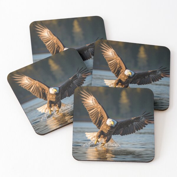 Item preview, Bald Egale hitting the water  designed and sold by Pixel-Painter.