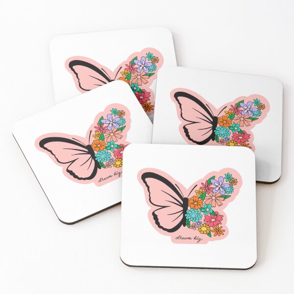 Item preview, Dream Big - Butterflies and Flowers designed and sold by 3butterfliesbo.