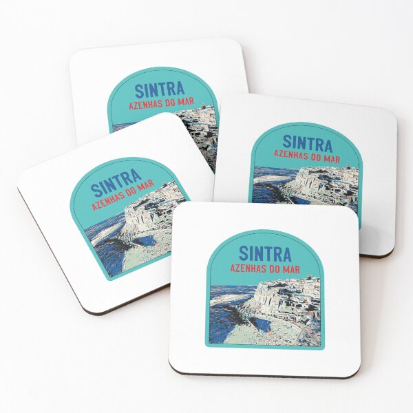 Item preview, Azenhas do Mar Illustration | Charming Village in Sintra, Portugal designed and sold by Lemomo-artworks.