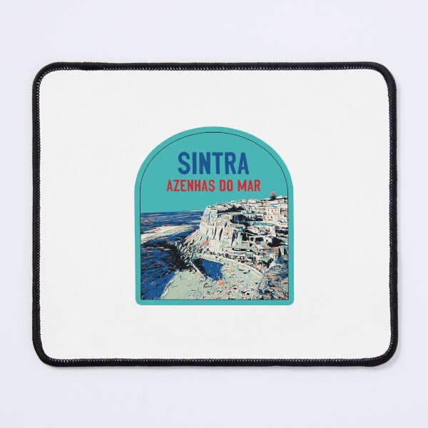 Item preview, Azenhas do Mar Illustration | Charming Village in Sintra, Portugal designed and sold by Lemomo-artworks.