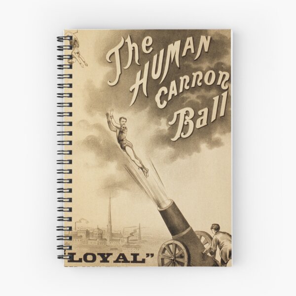 Item preview, STK501935A-The human cannon ball, vintage circus poster, circa 1879. designed and sold by StocktrekImages.