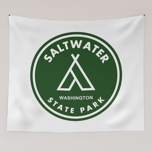 Item preview, Saltwater State Park Washington Tent designed and sold by bivenart.