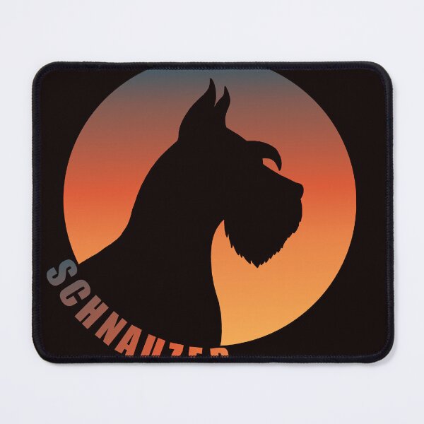Item preview, Schnauzer Retro Love Dog designed and sold by hemp3x.