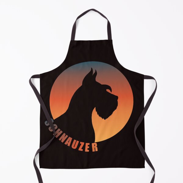 Item preview, Schnauzer Retro Love Dog designed and sold by hemp3x.