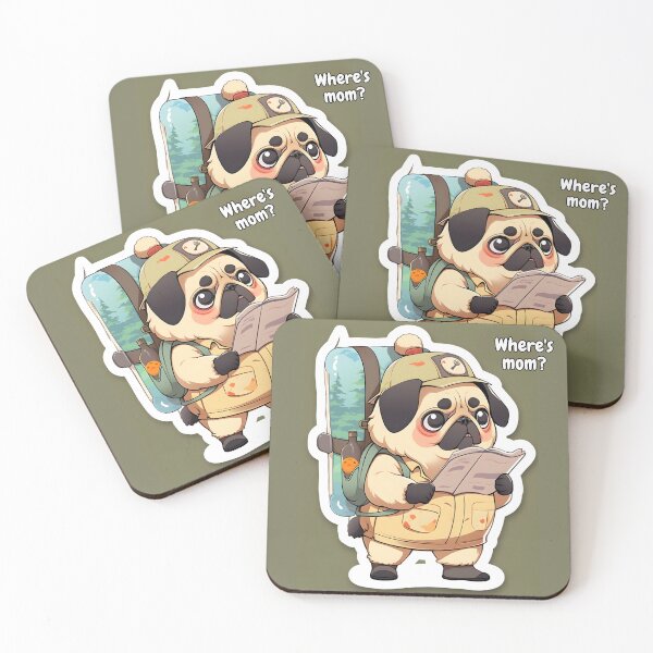 Item preview, Pug dog hiking designed and sold by PUG70.
