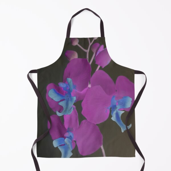 Item preview, Purple orchids on a black background designed and sold by Gabriel BOCQUAIRE.