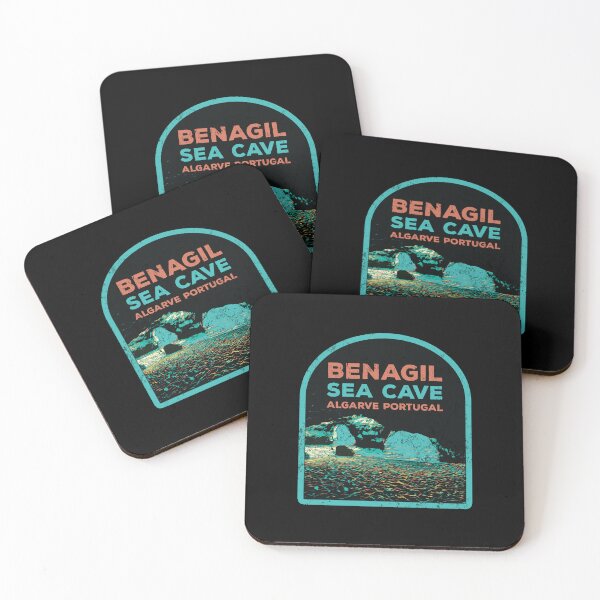 Item preview, Inside Benagil Algarve Sea Cave Illustration | Enchanting Coastal Art designed and sold by Lemomo-artworks.