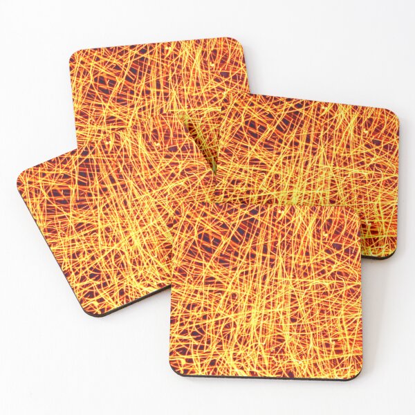 Item preview, Orange Fire Embers in the Depths of the Black Sky designed and sold by Colourful Wonderful.