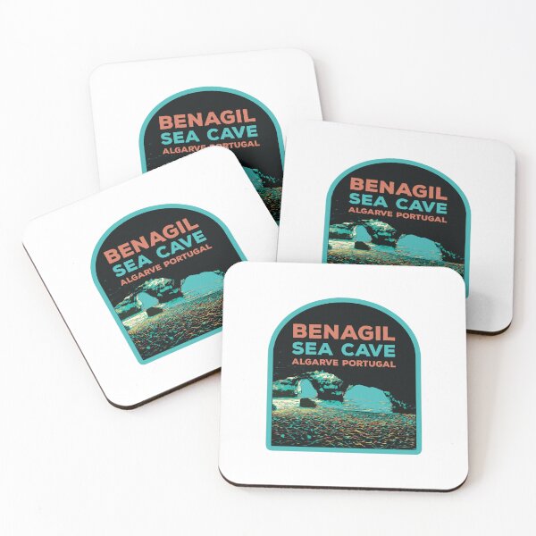 Item preview, Inside Benagil Algarve Sea Cave Illustration | Enchanting Coastal Art designed and sold by Lemomo-artworks.