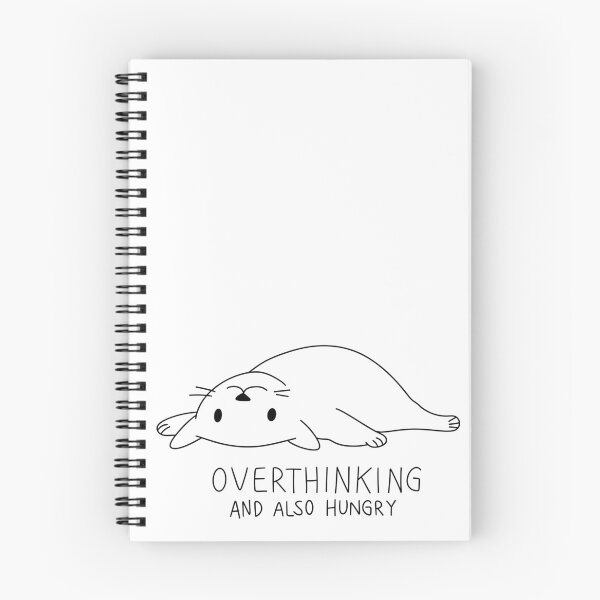 Item preview, Overthinking and also hungry cat designed and sold by 147ology.