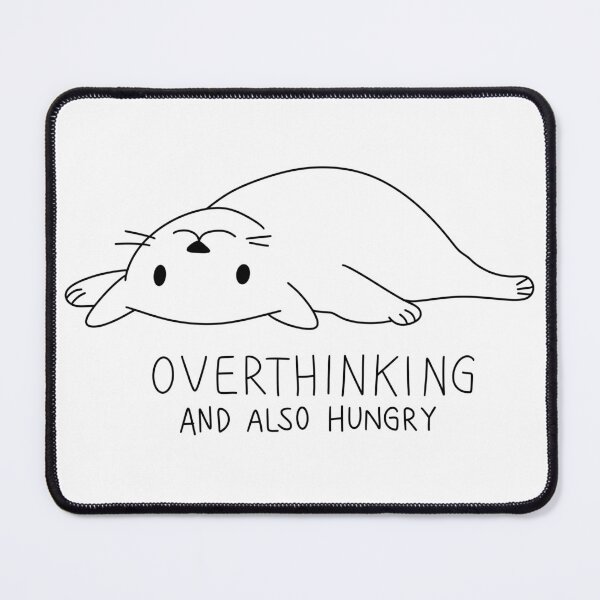 Item preview, Overthinking and also hungry cat designed and sold by 147ology.