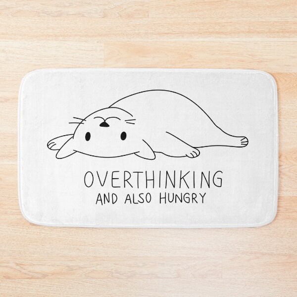 Item preview, Overthinking and also hungry cat designed and sold by 147ology.