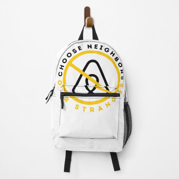 Item preview, Anti Airbnb - Choose Neighbors Over Strangers - Say No To Airbnb Yellow designed and sold by SassyArtistry.
