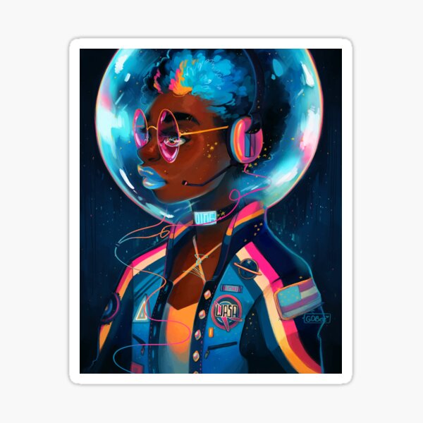 Space Letterman II Sticker