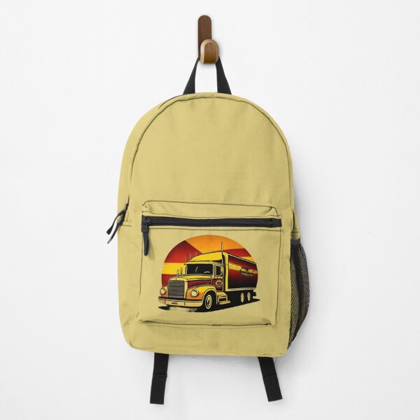 Item preview, Retro Highway Sunset Gift for Truck Driver designed and sold by AITeeGenius.
