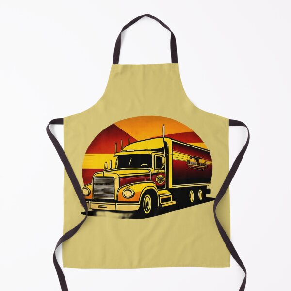 Item preview, Retro Highway Sunset Gift for Truck Driver designed and sold by AITeeGenius.