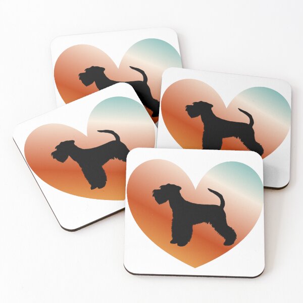 Item preview, Heart Colorful Schnauzer Pastel designed and sold by hemp3x.