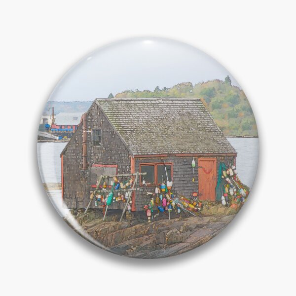 Item preview, Maine, Bailey Island - Original Art designed and sold by alpendesigns.