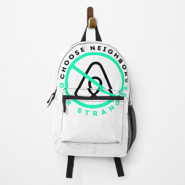 Item preview, Anti Airbnb - Choose Neighbors Over Strangers - Say No To Airbnb Teal designed and sold by SassyArtistry.