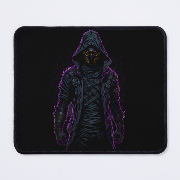 Item preview, Cyberpunk Ninja Shinobi Neon Japanese Design designed and sold by MoxieVibe.