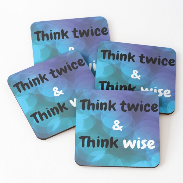 Item preview, Think twice & think wise - Motivational  designed and sold by ThamaraiSelvi.