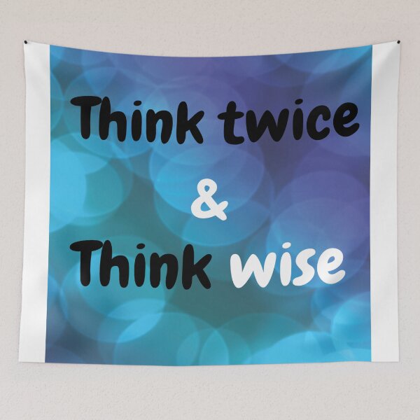 Item preview, Think twice & think wise - Motivational  designed and sold by ThamaraiSelvi.