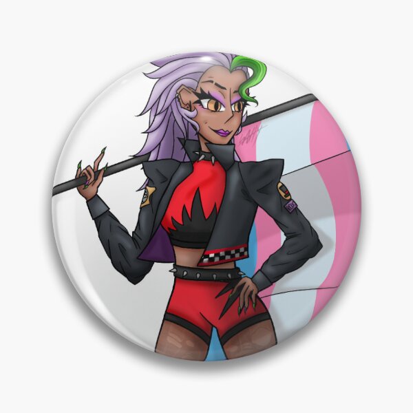 Item preview, Roxanne Wolf  W/ Trans Pride Flag designed and sold by Saltys-Market.