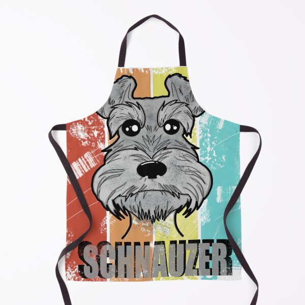 Item preview, Grey Schnauzer Retro Style designed and sold by hemp3x.
