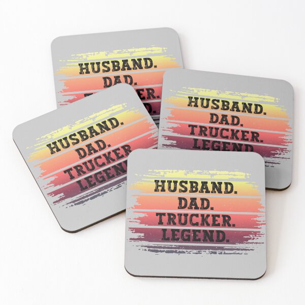 Item preview, Husband Dad Trucker Legend - Funny Gift for Truck Driver designed and sold by AITeeGenius.