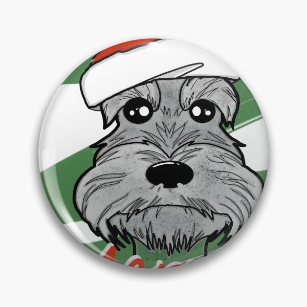 Item preview, Merry Christmas Schnauzer Miniature designed and sold by hemp3x.