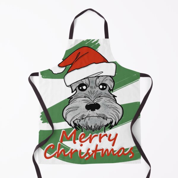 Item preview, Merry Christmas Schnauzer Miniature designed and sold by hemp3x.