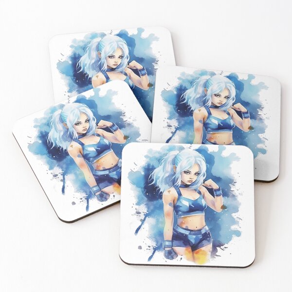 Item preview, Inspired "Skye Blue" : Wrestling's Dynamic Star in Vivid Detail designed and sold by montrealinabox.