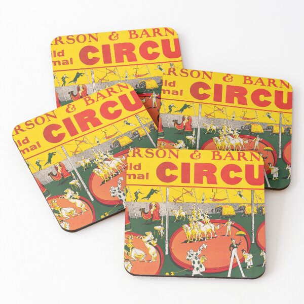 Item preview, STK501947A-Vintage wild animal circus poster. designed and sold by StocktrekImages.