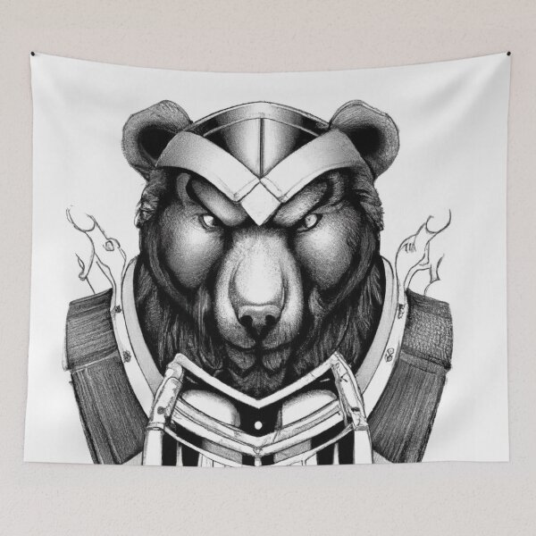 Item preview, Warrior Bear  designed and sold by andreab313.