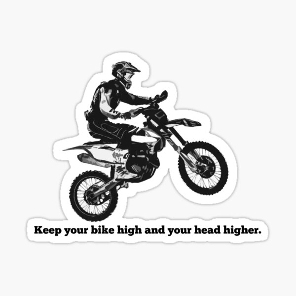 Item preview, Keep your bike high and your head higher. designed and sold by dpane.