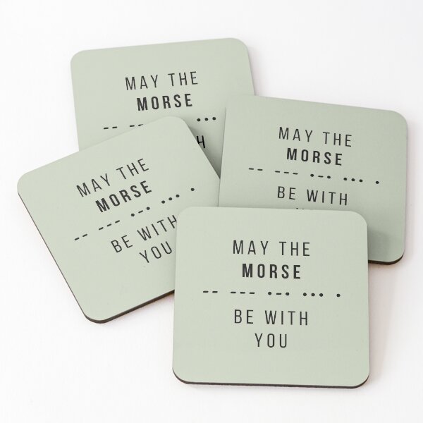 Item preview, May the Morse be with you designed and sold by lagunaklein.