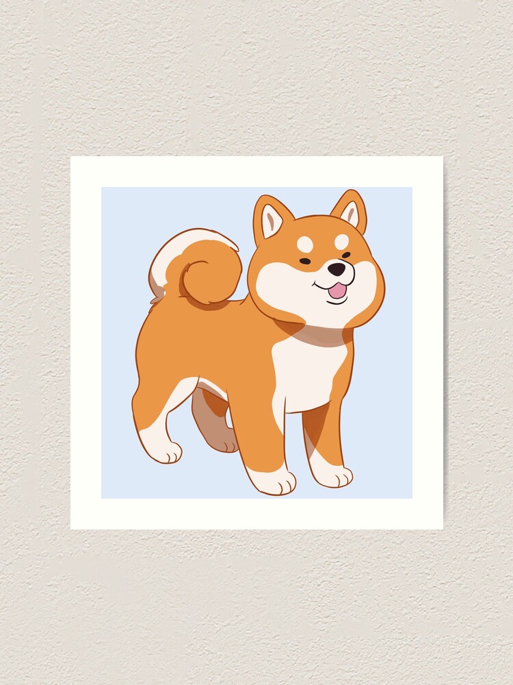 Shiba Inu cheapest Cute Cartoons Printed