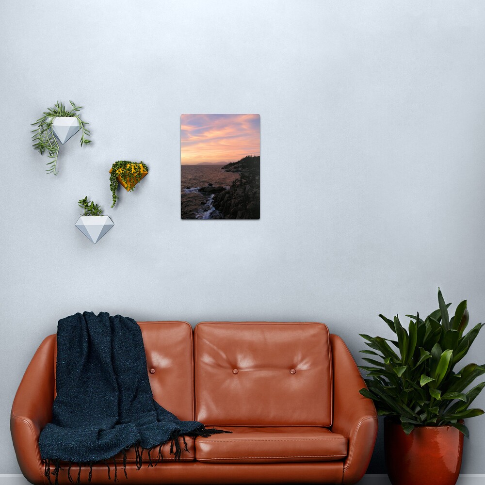 Ocean-Rock-Sky Metal Print