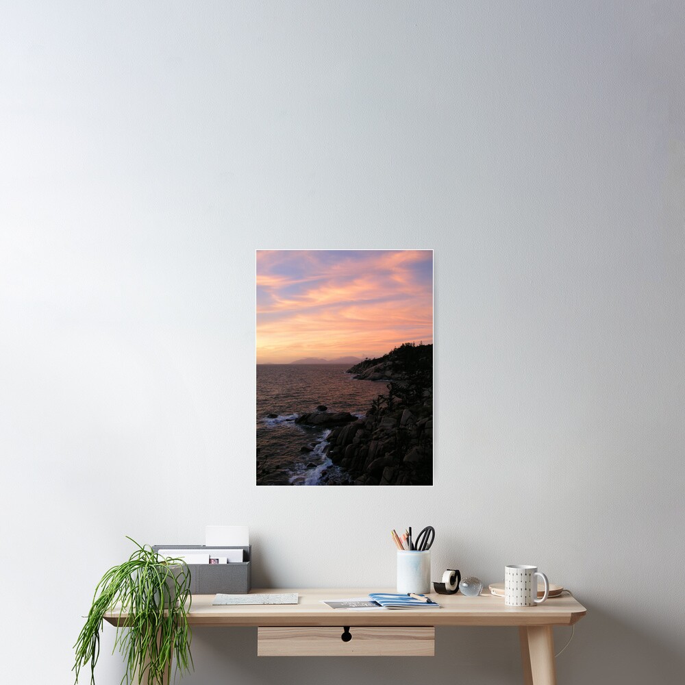 Ocean-Rock-Sky Poster