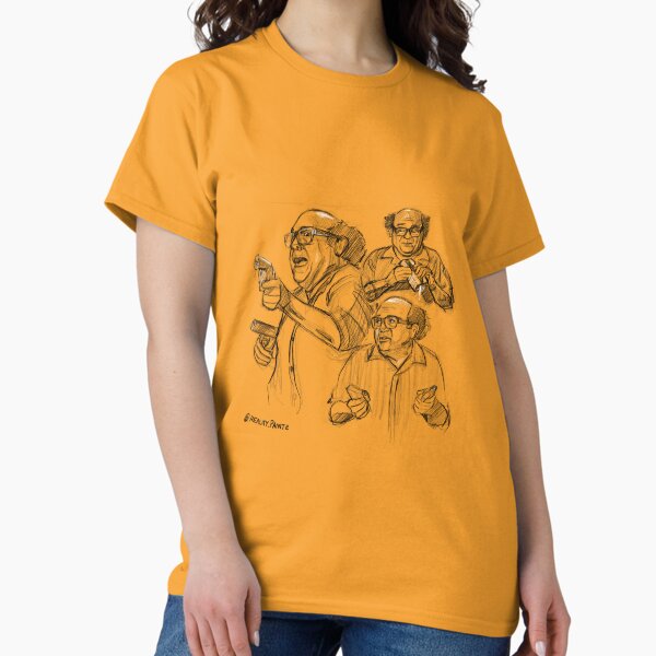 Frank with two guns - It's Always Sunny Drawing Classic T-Shirt