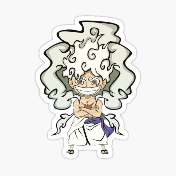 one piece luffy gear 5 Sticker by todorocklee in 2023