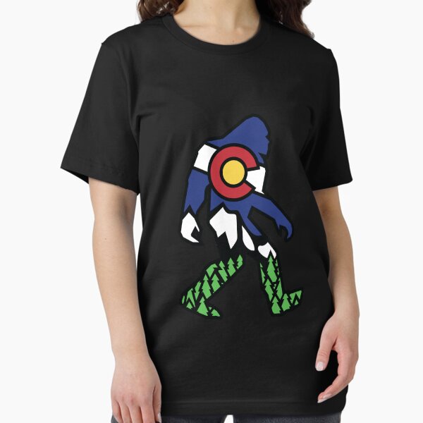 Item preview, Colorado Flag Sasquatch Bigfoot Yeti designed and sold by Yourcityshirt.
