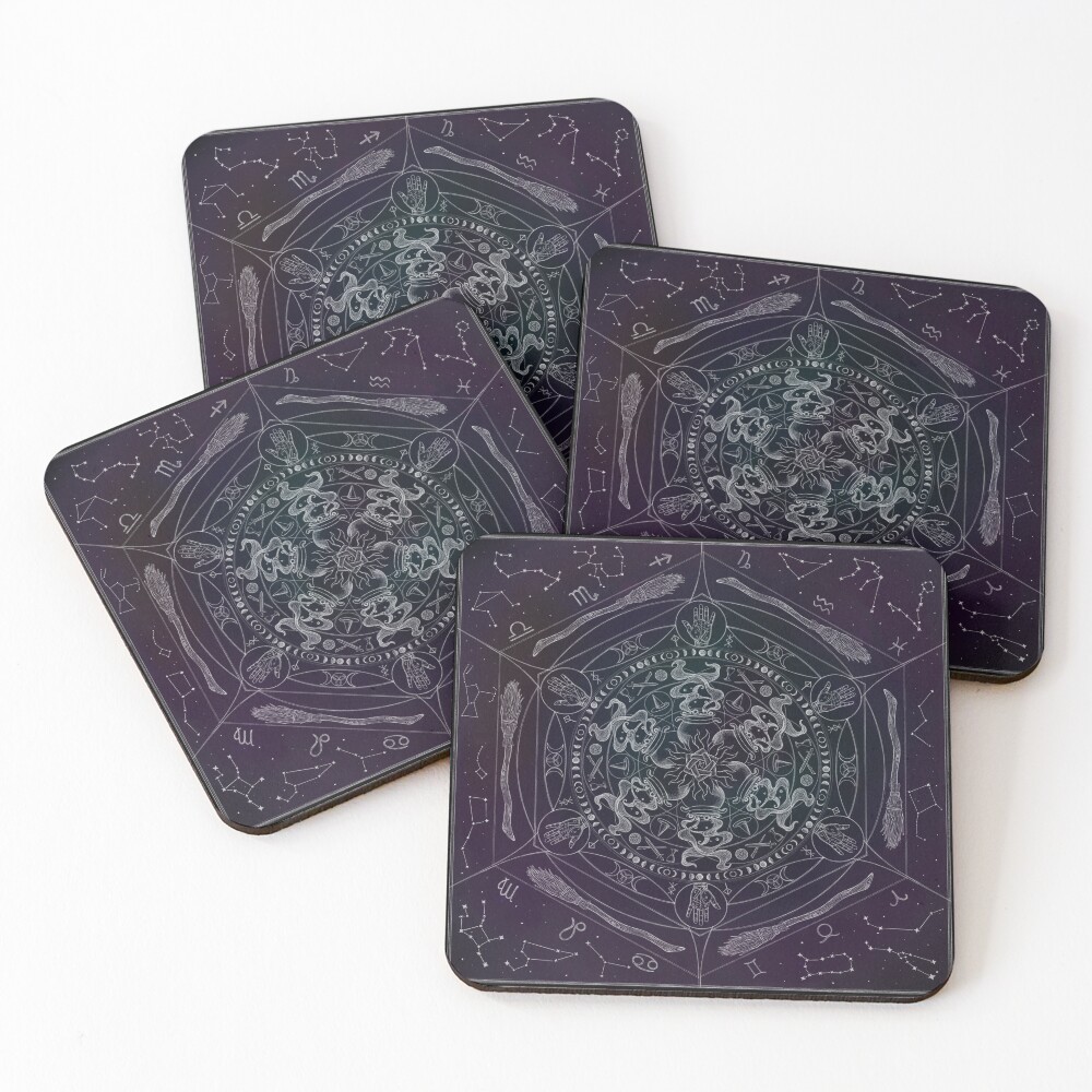 Item preview, Coasters (Set of 4) designed and sold by Rachmakes.