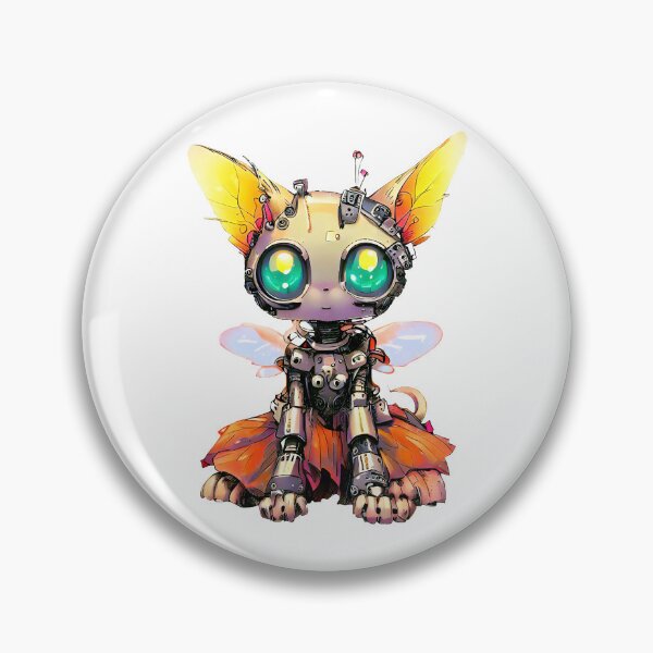 Item preview, Robo-Cat Fairy! designed and sold by kukamatsu.